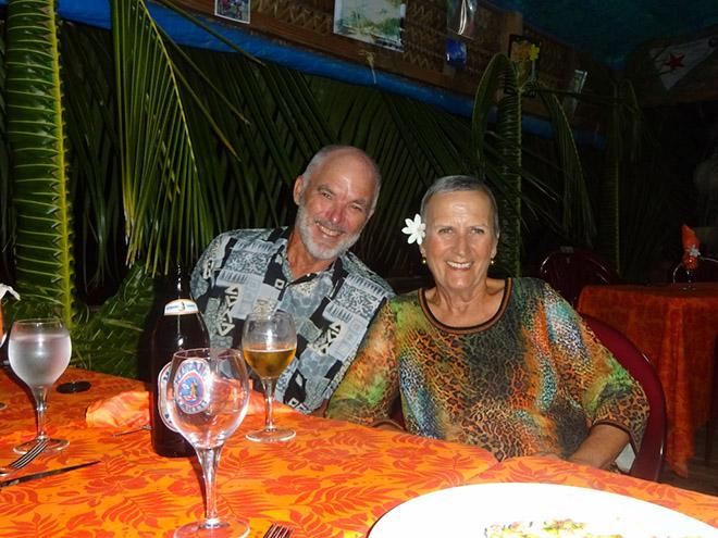 Andrew and Clare at Dinner at Lisas, Hirifa © Andrew and Clare Payne